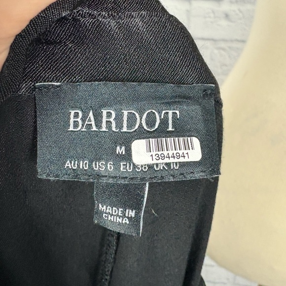 BARDOT Sui Shirt Dress in Black size M - Picture 8 of 8